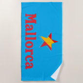 Serviette De Plage Étoiles de l'Espagne – Majorque (Devant)