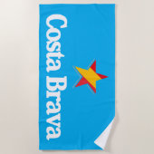 Serviette De Plage Etoiles d'Espagne - Costa Brava (Devant)