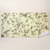 Serviette De Plage Étoiles Dorées (Devant)