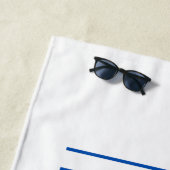 Serviette De Plage Être Humble Ou Être Humble (En situation)