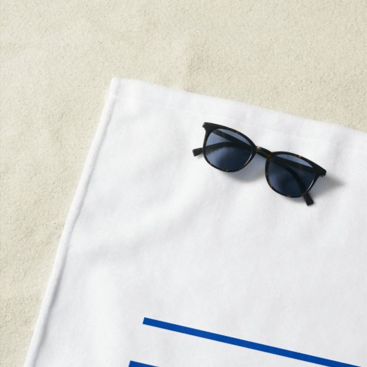 Serviette De Plage Être Humble Ou Être Humble (En situation)