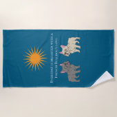 Serviette De Plage Everyday is brighter (Devant)