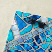 Serviette De Plage Evil Oeil Amulet Mosaic Art (En situation)