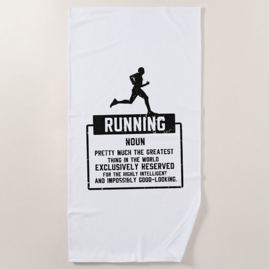 Serviette De Plage Exécution de la définition (Devant)