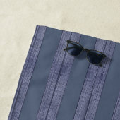 Serviette De Plage Executive Striped-Blue-II (En situation)