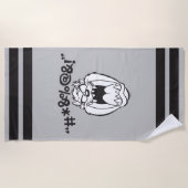 Serviette De Plage Exemplaires de crie TAZ™ (Devant)