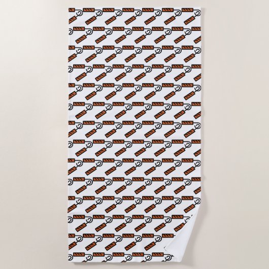 Serviette De Plage exercice (Devant)