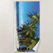 Serviette De Plage Exotic beach throw pillow (Devant)