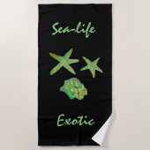 Serviette De Plage Exotique Sea-Life (Devant)