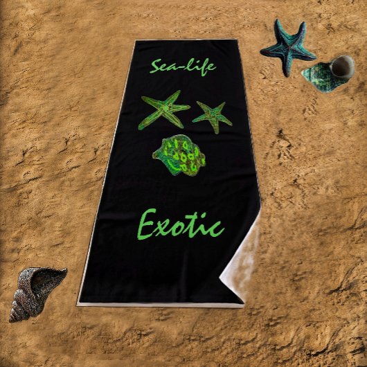 Serviette De Plage Exotique Sea-Life