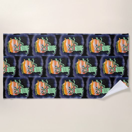 SERVIETTE DE PLAGE EXPLORATEUR PLANÉTAIRE (Devant)