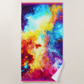 Serviette De Plage Exploration des Nebulae les plus brillantes. Comma (Devant)