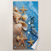 Serviette De Plage Explorez le Monde Sous-Marin (Devant)