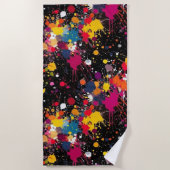 Serviette De Plage Explosion de couleur (Devant)