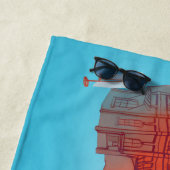 Serviette De Plage Extérieur Marché amusant (En situation)