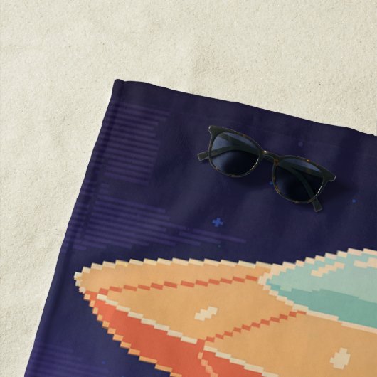 Serviette De Plage EYE CONCUR ALIEN PYRAMID POWER Beach (En situation)