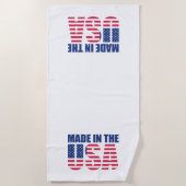 Serviette De Plage Fabriqué aux Etats-Unis (Devant)