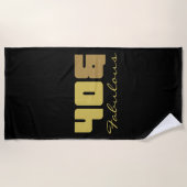Serviette De Plage Fabuleux 40e anniversaire (Devant)