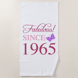 Serviette De Plage Fabuleux depuis 1965 60e anniversaire
