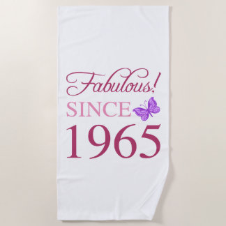 Serviette De Plage Fabuleux depuis 1965 60e anniversaire
