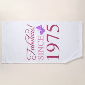 Serviette De Plage Fabuleux depuis 1975 50e anniversaire (Devant)