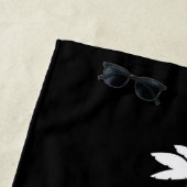 Serviette De Plage Face de plage de repos (En situation)