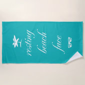 Serviette De Plage Face de plage de repos (Devant)