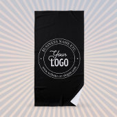 Serviette De Plage Facile de remplacement de logo et de texte personn