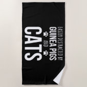 Serviette De Plage Facilement Distrait Par Les Chiens Et Chats De Gui (Devant)