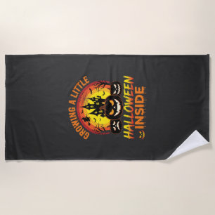 Serviette De Plage Faire grandir un peu d'Halloween à l'intérieur d'u