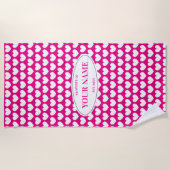 Serviette de plage faite sur commande avec le (Devant)