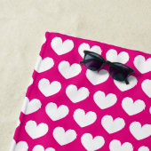 Serviette de plage faite sur commande avec le (En situation)