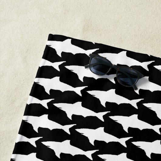 Serviette de plage faite sur commande avec le (En situation)