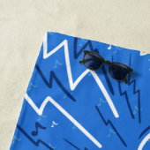 Serviette de plage faite sur commande de nom et de (En situation)