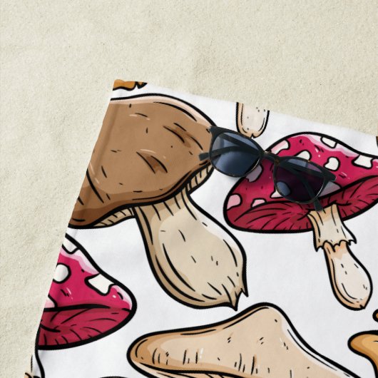 Serviette de plage faite sur commande des textes (En situation)