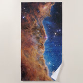 Serviette De Plage Falaises cosmiques Carina Nebula Space Webb Telesc (Devant)