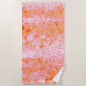 Serviette De Plage Falsa pele de salmão, com partes clareadas (Devant)