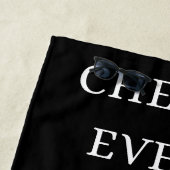 Serviette De Plage Famille Reunion Photo Cherish Chaque instant Noir (En situation)