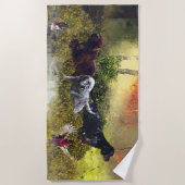 Serviette De Plage Famille Setters (Devant)