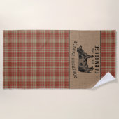 Serviette De Plage Family Farmhouse (Devant)