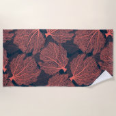 Serviette De Plage Fan côlon vivant (Devant)