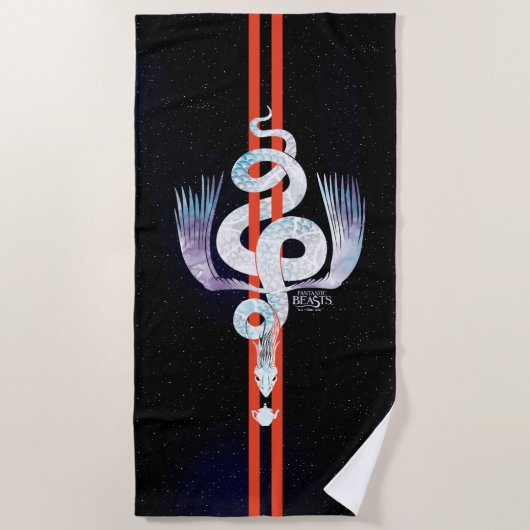 Serviette De Plage Fantastic Beasts Occamy (Devant)