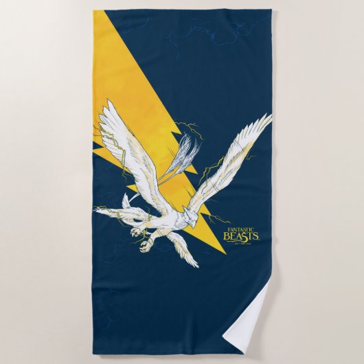 Serviette De Plage Fantastic Beasts Thunderbird (Devant)