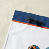 Serviette De Plage Fantastic Frog Art (En situation)