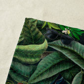 Serviette De Plage Fantastique Fabulous Midnight Rainforest (En situation)
