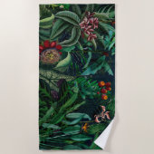 Serviette De Plage Fantastique Fabulous Midnight Rainforest (Devant)