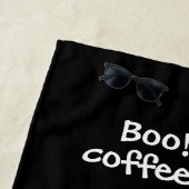 Serviette De Plage Fantôme de café (En situation)