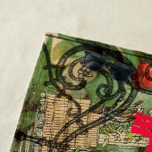 Serviette De Plage Fantôme de Noël Illustration actuelle Scrooge (En situation)