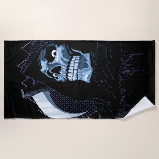 Serviette De Plage Faucheuse  (Devant)