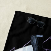 Serviette De Plage Faucheuse  (En situation)